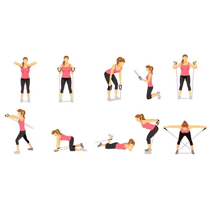 Эспандер ONLYTOP для лыжника, боксёра, пловца, удлинённый с жёсткими ручками Эспандер ONLYTOP для лыжника, боксёра, пловца, удлинённый с жёсткими ручками