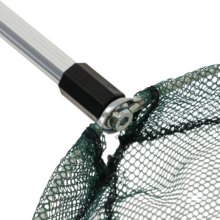 Подсачник складной телескопический П-12, 210 см, круглый обод 35 см, капрон Подсачник складной телескопический П-12, 210 см, круглый обод 35 см, капрон