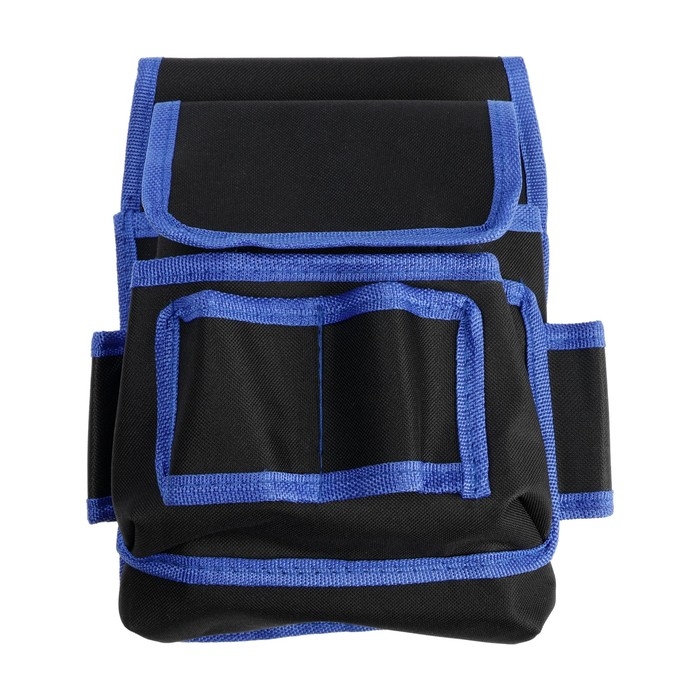 Сумка-пояс для инструментов ТУНДРА, одинарная, 2 кармана, 4 петли Сумка-пояс для инструментов ТУНДРА, одинарная, 2 кармана, 4 петли