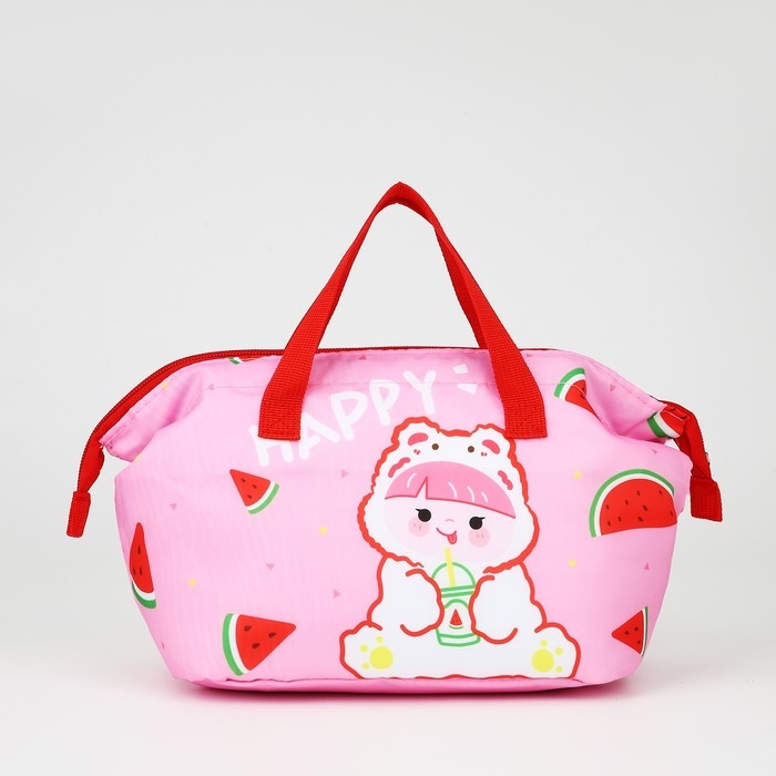 Термосумка на молнии, 4,8 л, цвет розовый Термосумка на молнии, 4,8 л, цвет розовый