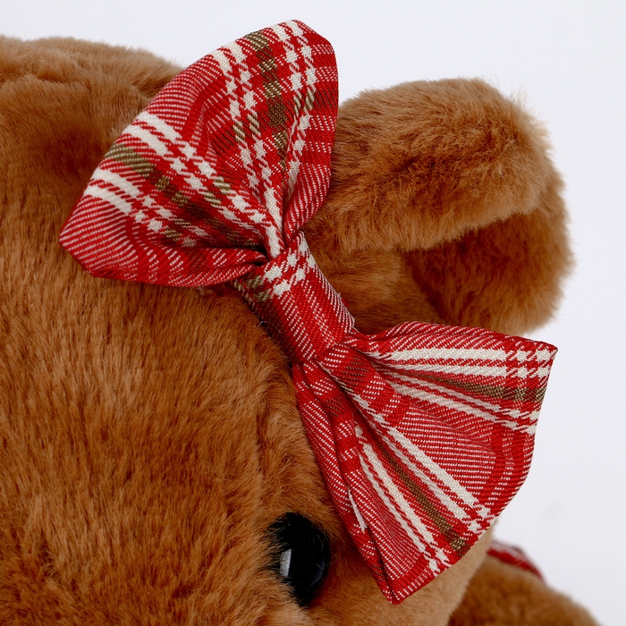 Мягкая игрушка «Медведь», в клетчатом платье, 39 см Мягкая игрушка «Медведь», в клетчатом платье, 39 см