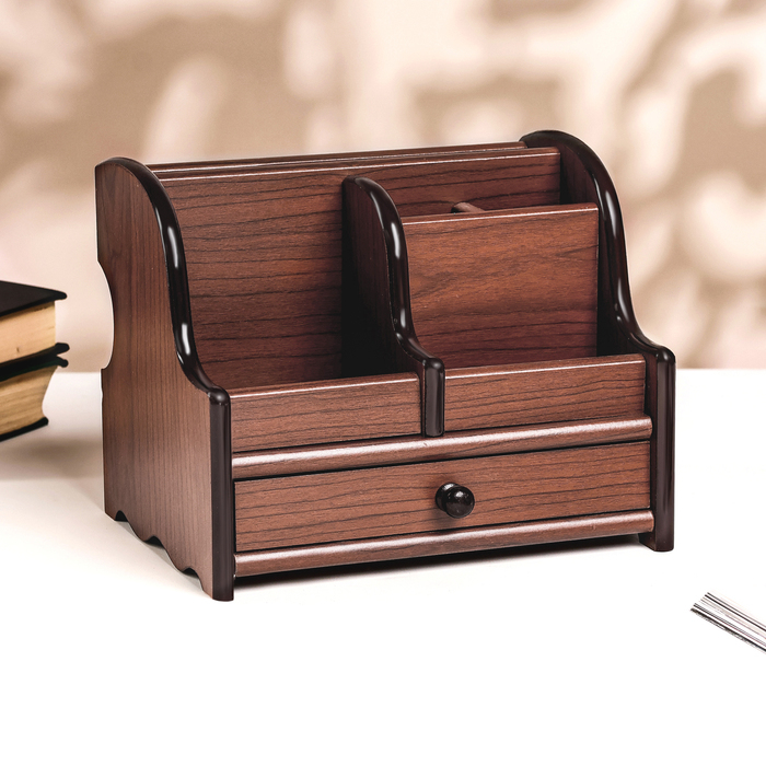 Органайзер 5 секций, 1 выдв ящик, 21*15*16см Органайзер 5 секций, 1 выдв ящик, 21*15*16см