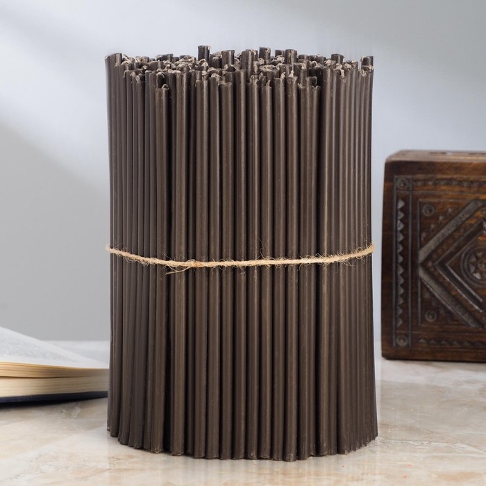 Свечи ритуальные чёрные № 80, 2 кг Свечи ритуальные чёрные № 80, 2 кг