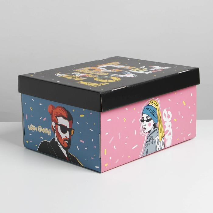 Коробка подарочная складная, упаковка, ART, 31 х 25.5 х 16 см Коробка подарочная складная, упаковка, ART, 31 х 25.5 х 16 см