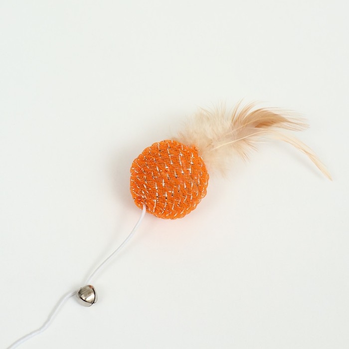 Дразнилка  Дразнилка "Праздничная", 45,5 см, оранжевая