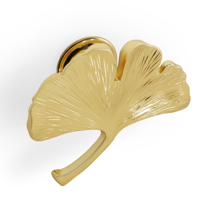 Ручка-кнопка CAPPIO PRO Ручка-кнопка CAPPIO PRO "Листок" 54 x 50 мм, цвет золото