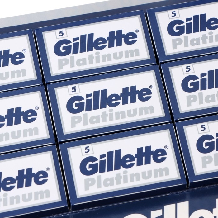 Сменные лезвия Gillette Rubie Platinum для безопасных бритв 5шт Сменные лезвия Gillette Rubie Platinum для безопасных бритв 5шт