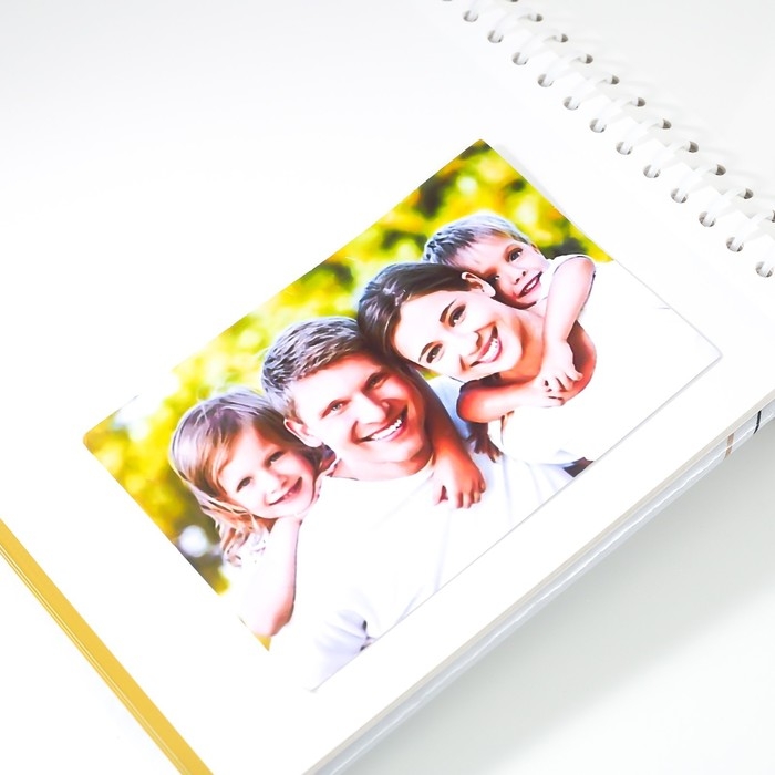 Фотоальбом магнитный 20 листов  Фотоальбом магнитный 20 листов "Мама и малыш" 29х24х2 см