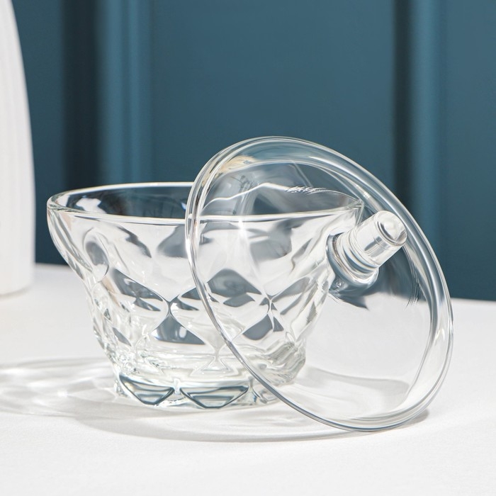 Сахарница стеклянная «Айсд Диамант», 350 мл Сахарница стеклянная «Айсд Диамант», 350 мл