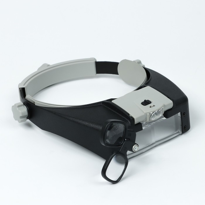 Лупа налобная, кратность 1,5-8, подсветка Лупа налобная, кратность 1,5-8, подсветка