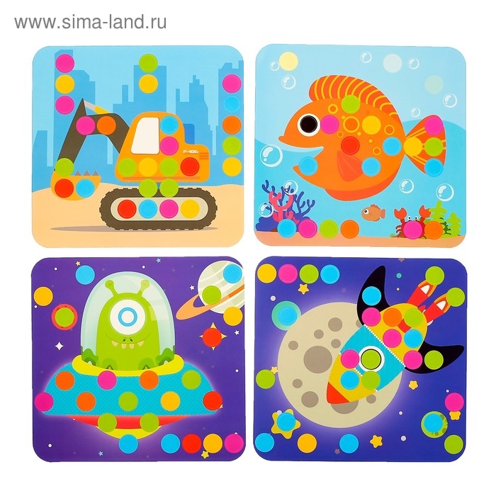 Конструктор винтовая мозайка «Пуговки шестеренки», 3 в 1, с шуруповертом, 147 деталей Конструктор винтовая мозайка «Пуговки шестеренки», 3 в 1, с шуруповертом, 147 деталей