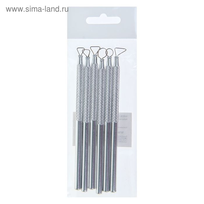 Набор инструментов для лепки, 6 предметов Набор инструментов для лепки, 6 предметов