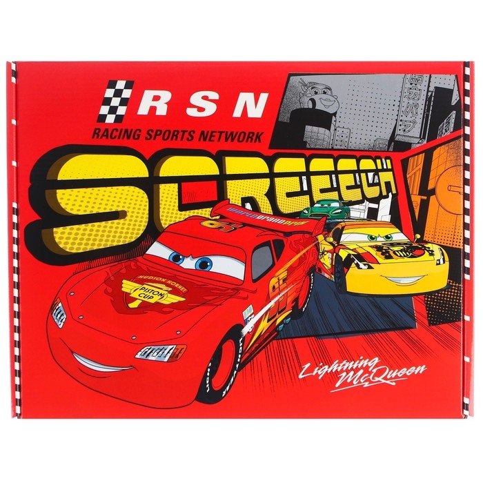 Подарочная коробка, складная, 28х21х9 см, Тачки Подарочная коробка, складная, 28х21х9 см, Тачки