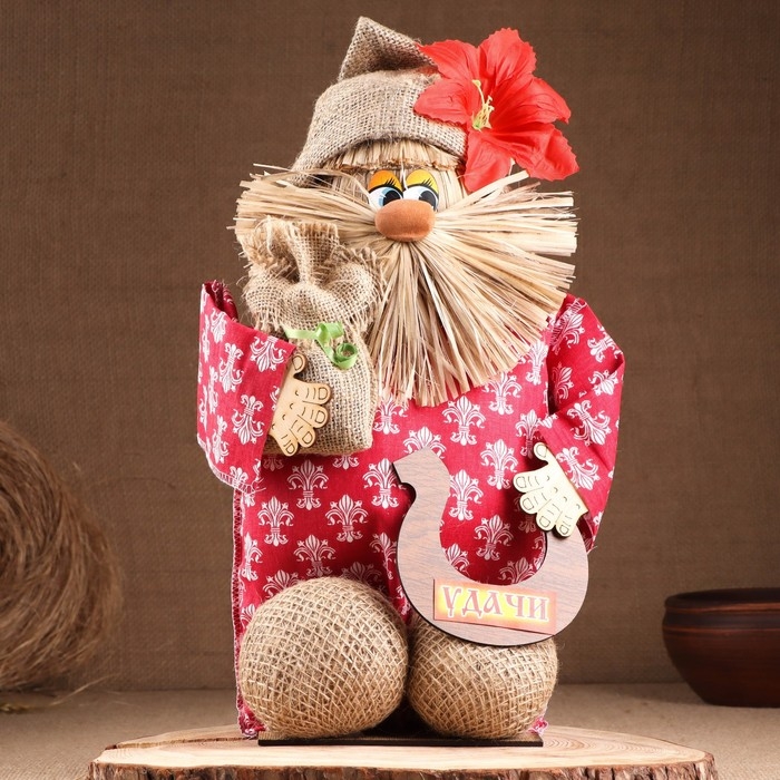 Оберег-домовой Оберег-домовой "Эксклюзив, с мешком", средний, 46х25х20 см МИКС