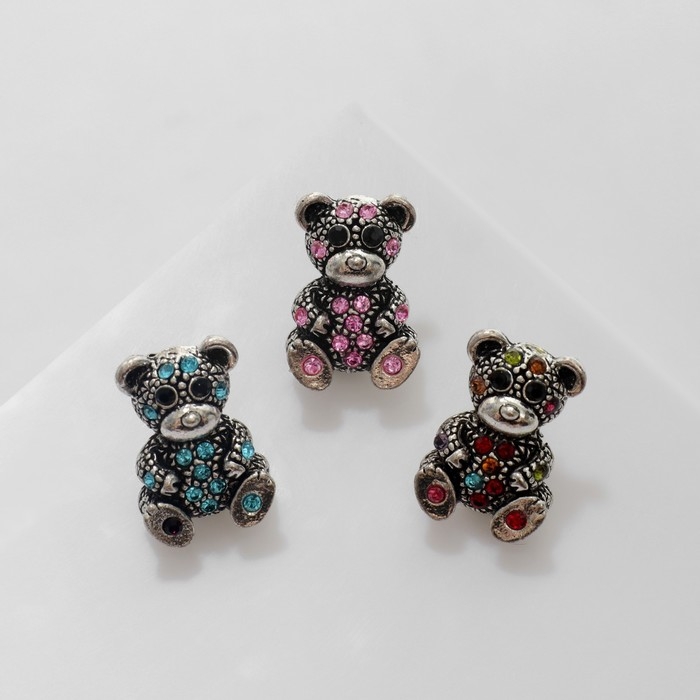 Брошь «Мишка» игрушечный, цвет МИКС (неделимая фасовка 12 шт., цена за шт.) Брошь «Мишка» игрушечный, цвет МИКС (неделимая фасовка 12 шт., цена за шт.)