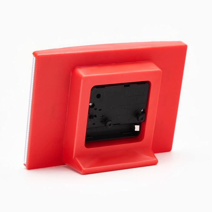 Часы настольные будильник Часы настольные будильник "Соломон", 14 х 10 см, красный