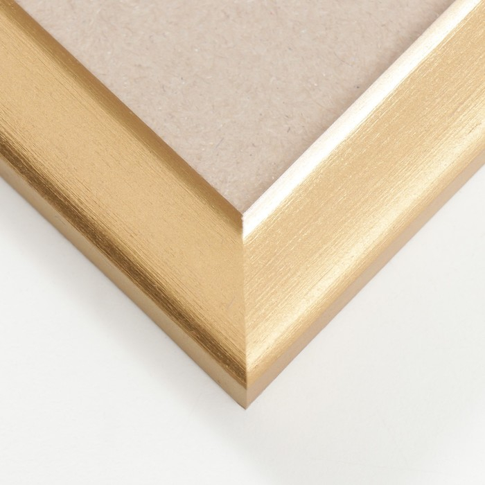 Фоторамка сосна с19 золото 40х50 см (пластиковый экран)