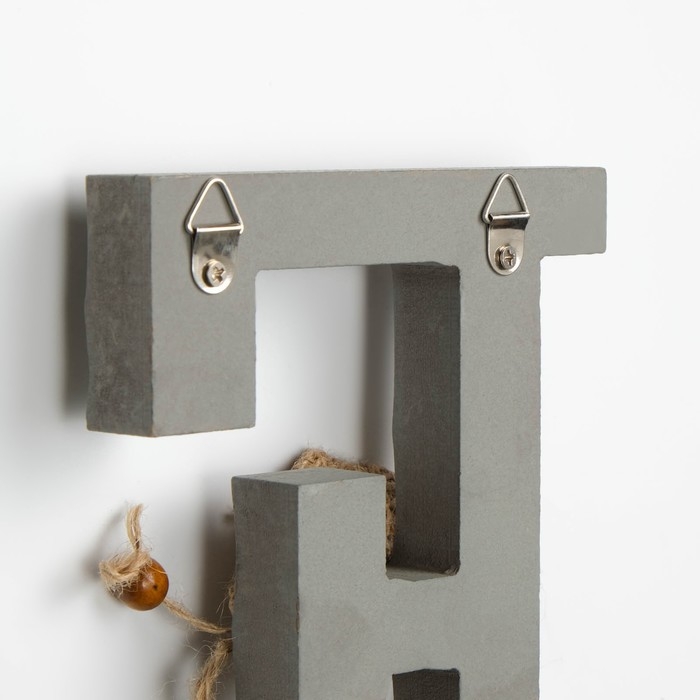 Крючки для одежды декоративные Крючки для одежды декоративные "Love", буква с крючком 26 х 12 см