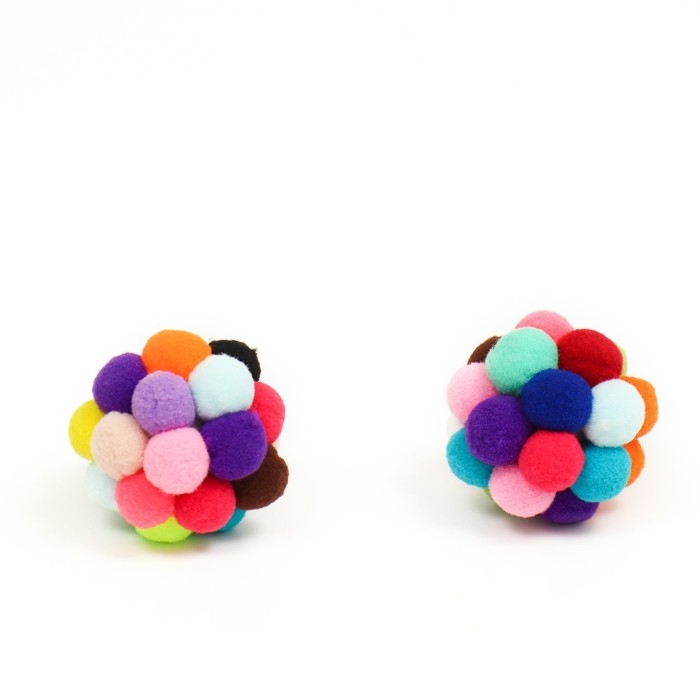 Мяч плюшевый  Мяч плюшевый "Пузырь", 6 см, микс цветов