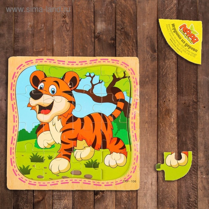 Пазл в рамке «Тигр» Пазл в рамке «Тигр»