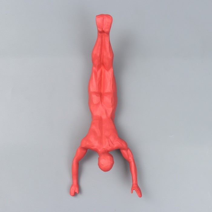 Сувенир полистоун  Сувенир полистоун "Свободное падение" красный 30х12х9 см