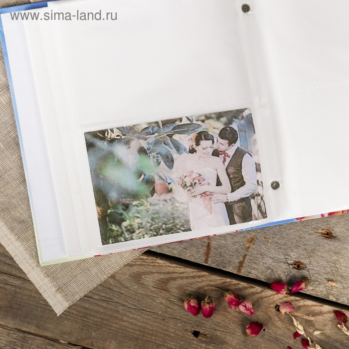 Фотоальбом на 200 фото 10х15 см Фотоальбом на 200 фото 10х15 см "Цветочная коллекция-4" МИКС