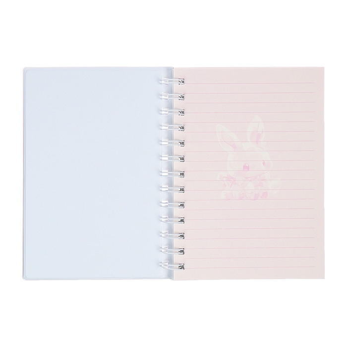 Записная книжка подарочная на гребне 80л,линия, цветной блок,обложка ПВХ 3D Зайка(17,6х13,5см) 105 Записная книжка подарочная на гребне 80л,линия, цветной блок,обложка ПВХ 3D Зайка(17,6х13,5см) 105