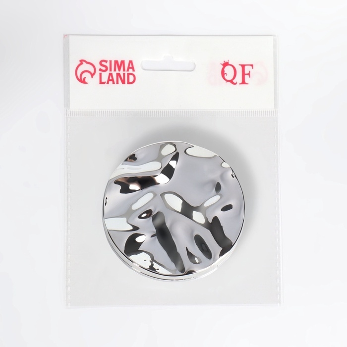 Зеркало складное «Волны», d = 7,5 см, цвет серебристый Зеркало складное «Волны», d = 7,5 см, цвет серебристый