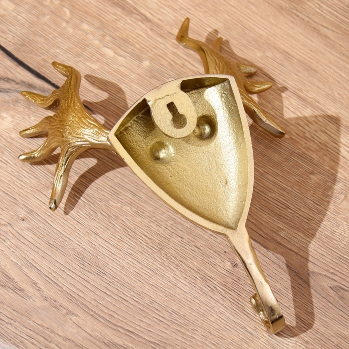 Крючок Крючок "Рога" алюминий 14х22х31 см