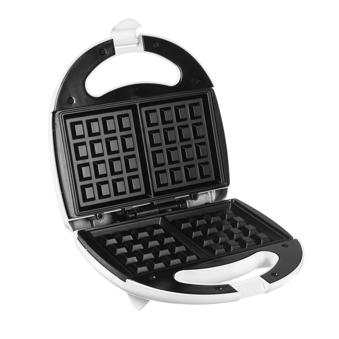 Электровафельница Luazon WV-02, 750 Вт, венские вафли, антипригарное покрытие, белая Электровафельница Luazon WV-02, 750 Вт, венские вафли, антипригарное покрытие, белая