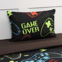 Комплект постельного белья "Этель" 1,5 сп Game over 143х215 см, 150х214 см, 50х70 см -1 шт, 100 % хлопок