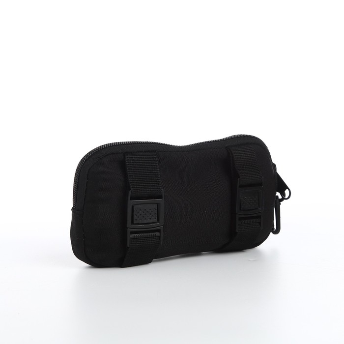 Рюкзак школьный из текстиля на молнии, 3 кармана, сумка, держатель для чемодана, цвет чёрный Рюкзак школьный из текстиля на молнии, 3 кармана, сумка, держатель для чемодана, цвет чёрный