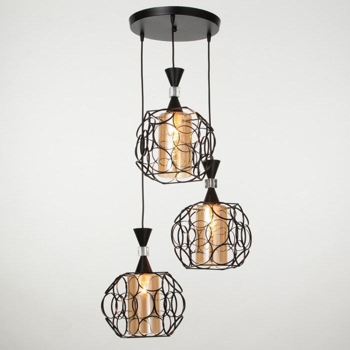 Светильник BayerLux 2755/3 E27 40Вт черный 45x45x35-115 см Светильник BayerLux 2755/3 E27 40Вт черный 45x45x35-115 см