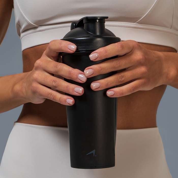 Шейкер для спортивного питания Onlytop, 600 мл, цвет черный Шейкер для спортивного питания Onlytop, 600 мл, цвет черный