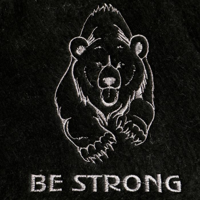 Шапка для бани  Шапка для бани "Be strong"