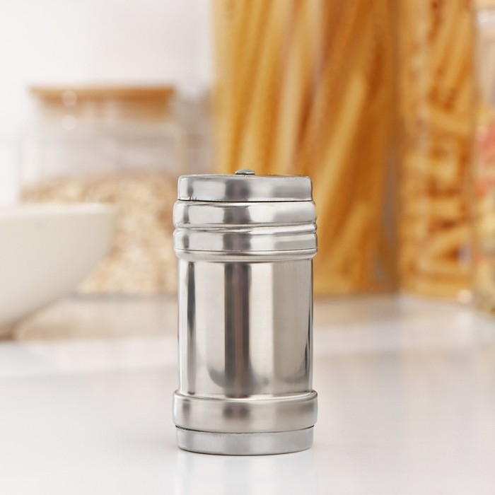 Ёмкость для специй из нержавеющей стали «Металлик», 80 мл, 4×8 см Ёмкость для специй из нержавеющей стали «Металлик», 80 мл, 4×8 см