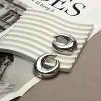 Серьги металл &laquo;Кольца&raquo;, полумесяц, цвет серебро