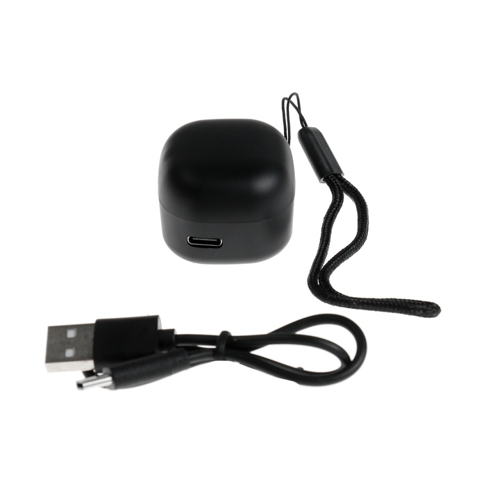 Наушники беспроводные Y6, TWS, вакуумные, BT 5.3, 30/200 мАч, Type-C, подвес, чёрные Наушники беспроводные Y6, TWS, вакуумные, BT 5.3, 30/200 мАч, Type-C, подвес, чёрные