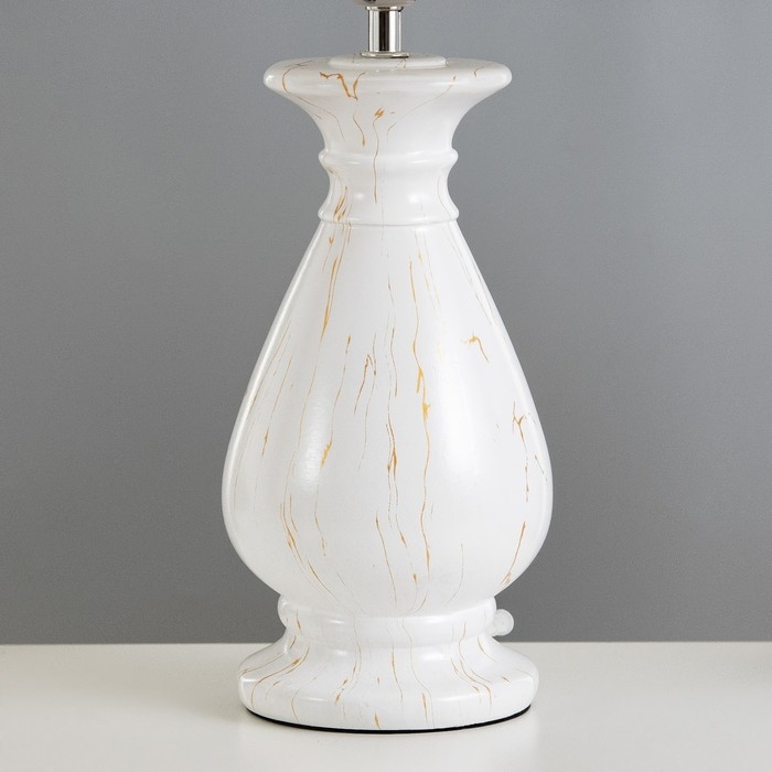 Настольная лампа Настольная лампа "Фиона" Е27 40Вт белый 30х30х49 см RISALUX