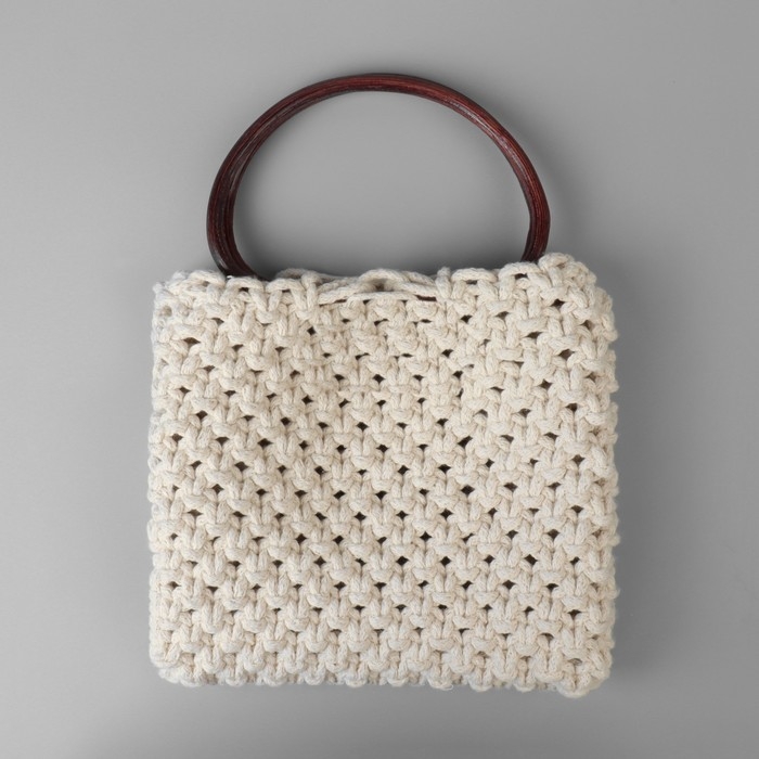 Ручки для сумки, 2 шт, бамбук, 17 × 13/15,5 × 11,5 см, цвет тёмно-коричневый Ручки для сумки, 2 шт, бамбук, 17 × 13/15,5 × 11,5 см, цвет тёмно-коричневый