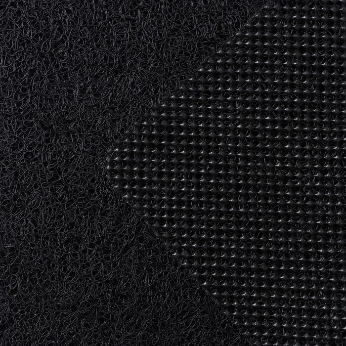 Коврик придверный грязезащитный SAVANNA, 45×75 см, цвет чёрный Коврик придверный грязезащитный SAVANNA, 45×75 см, цвет чёрный