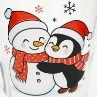 Кружки стеклянные новогодние &laquo;Персонажи&raquo;, набор 2 шт. по 300 мл