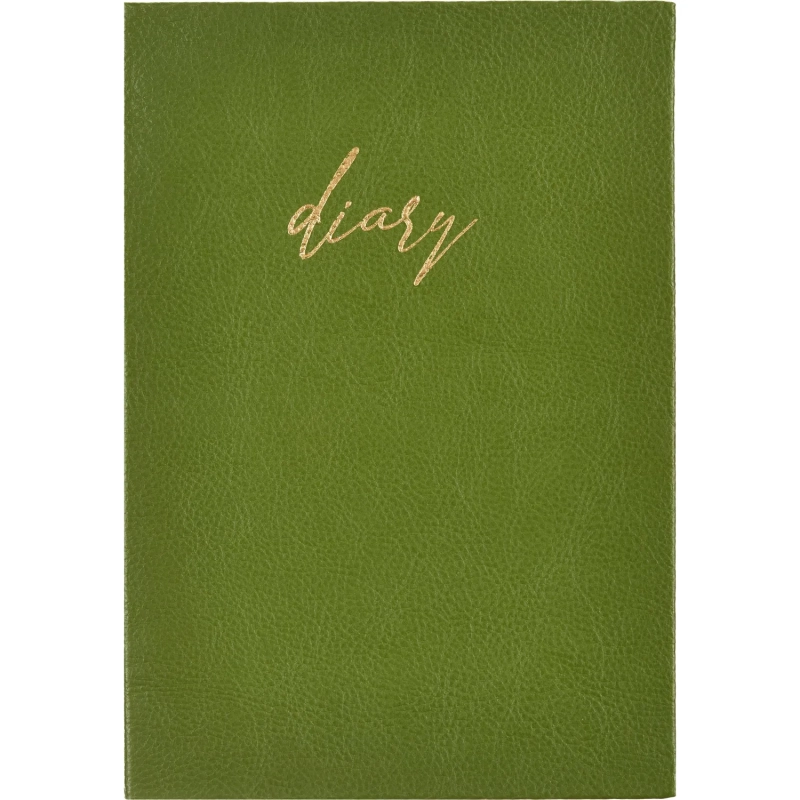 Ежедневник недатированный зеленый, А5, 140x200, 136 л, ATTACHE