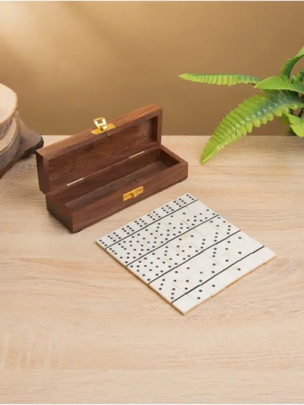 Настольная игра &laquo;Домино&raquo;, 17.5&times;5.5&times;4.5 см, дерево шишам, кость