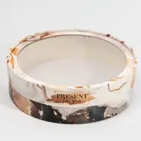 Коробка для макарун, кондитерская упаковка тубус с окном, &laquo;Мрамор&raquo; 20&times;20&times;5 см