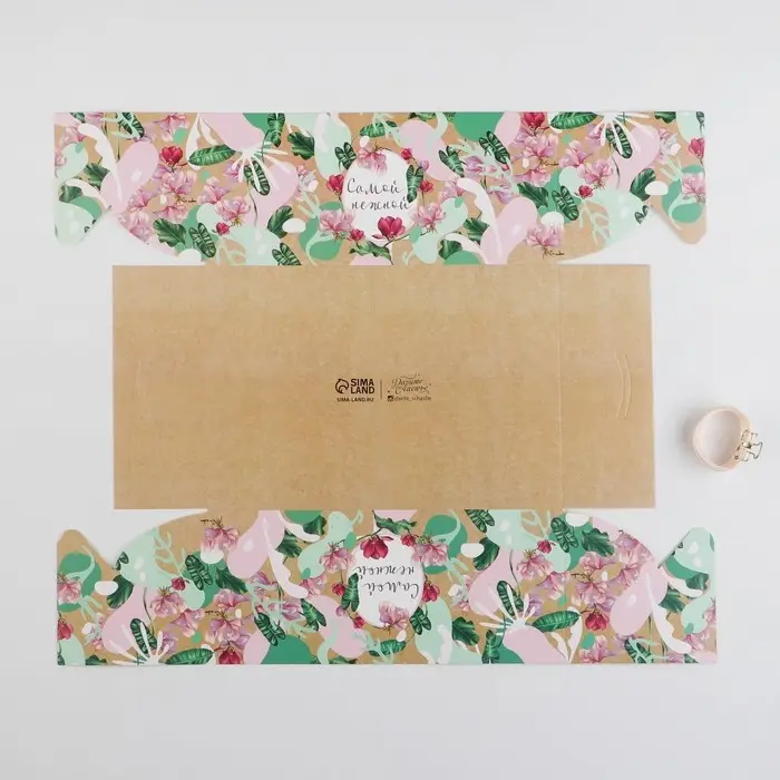 Коробка для капкейка, кондитерская упаковка, 6 ячеек «Самой нежной», 23 х 16 х 10 см Коробка для капкейка, кондитерская упаковка, 6 ячеек «Самой нежной», 23 х 16 х 10 см