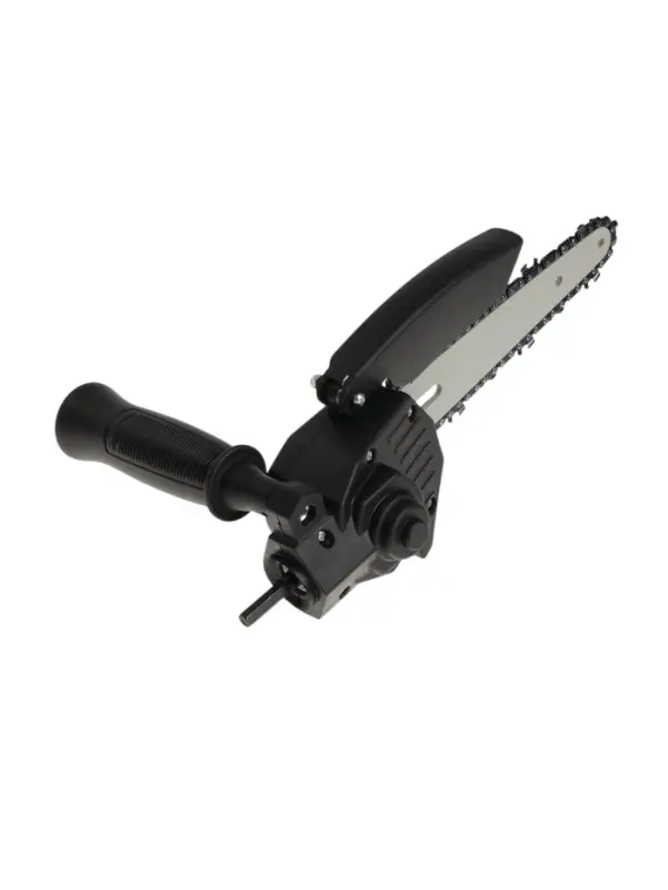 Насадка для дрели ТУНДРА, цепная пила, 150 мм, 1/4", 37 звеньев, 18 зубьев, круглый зуб