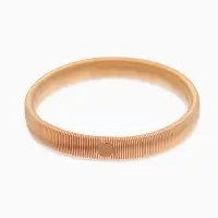 Браслет металл "Пружина" узкий, цвет золото