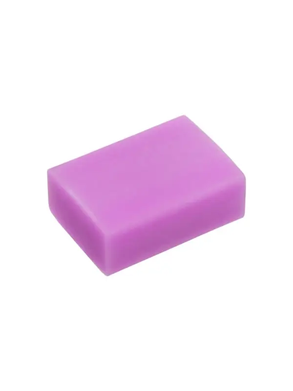 Набор ластиков 5 штук прямоугольных НЕОН фиолетовый (штрихкод на штуке)