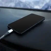 Кабель Type-C - micro USB 1м, серый нейлоновый
